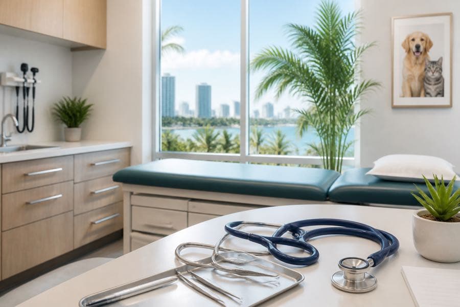 Representative Miami doctors & clinics scene near ZIP code 33136