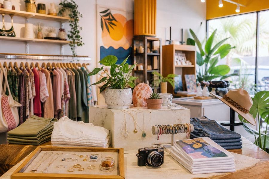 Representative Miami retail stores scene